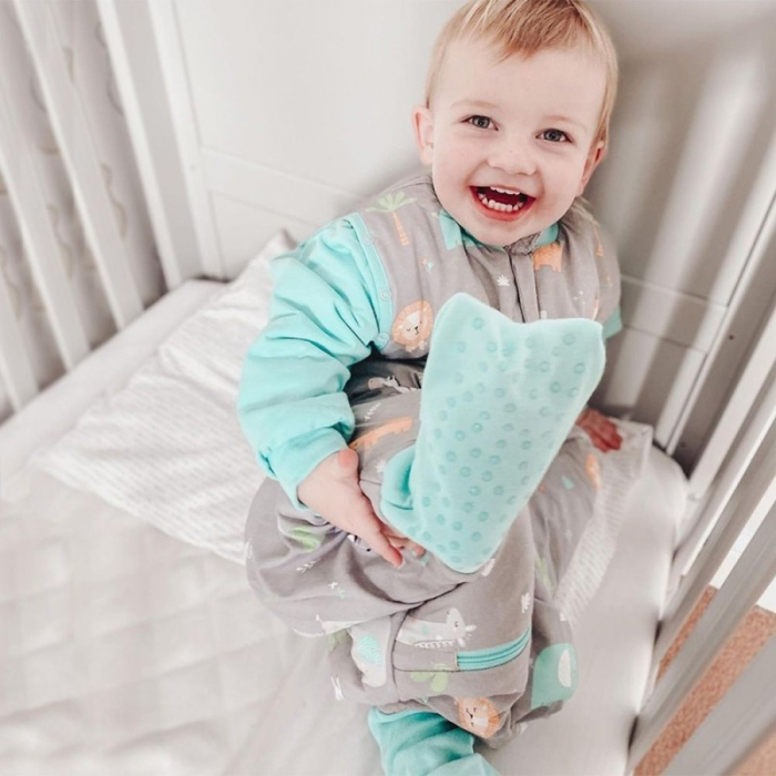 Sac de dormit cu picioruse si maneca lunga detasabila Safari 70 cm + manseta, 2.5 Tog - Slumbersac [2]