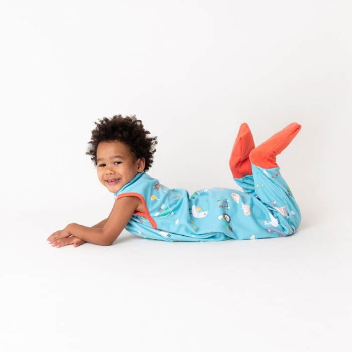 Sac de dormit cu picioruse si talpa antiderapanta Farmyard 120 cm 1.0 Tog - Slumbersac [2]