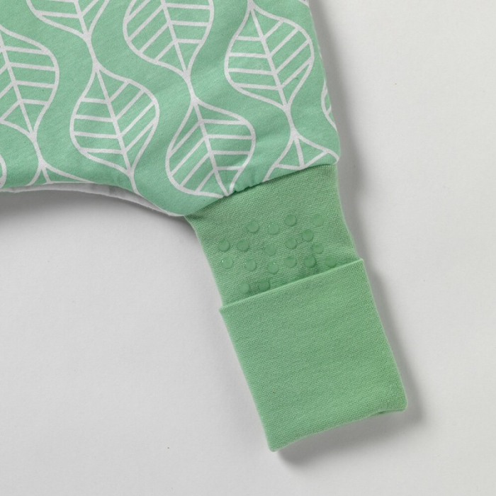 Sac de dormit cu picioruse si talpa antiderapanta Leaves 100 cm + manseta 1.0 Tog - Slumbersac [5]