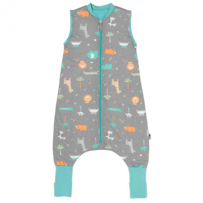 Sac de dormit cu picioruse si talpa antiderapanta Safari 90 cm + manseta 1.0 Tog - Slumbersac [1]