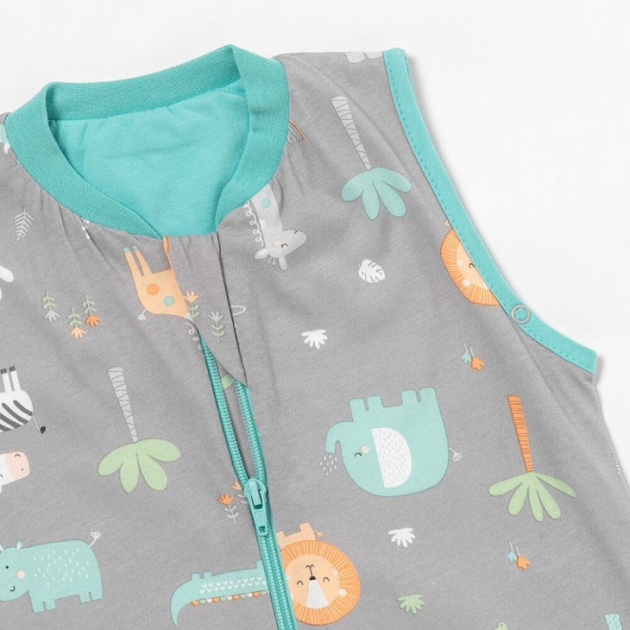 Sac de dormit cu picioruse si talpa antiderapanta Safari 90 cm + manseta 1.0 Tog - Slumbersac [2]