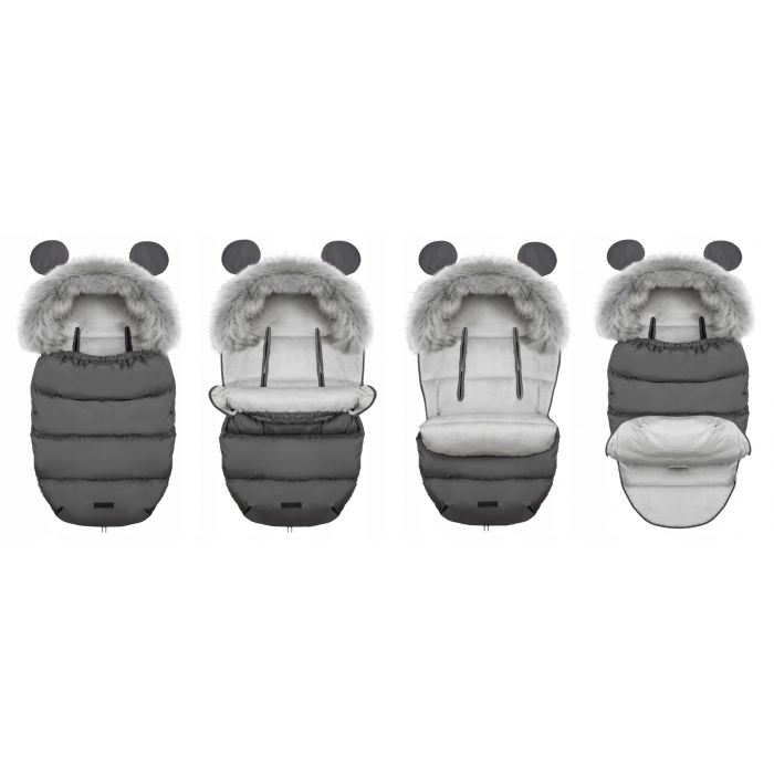 Sac de dormit Ricokids 95 x 48 cm Ricokids Elmi 720001 - Gri inchis [2]