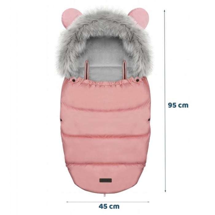 Sac de dormit Ricokids 95 x 48 cm Ricokids Elmi 720005 - Roz [7]