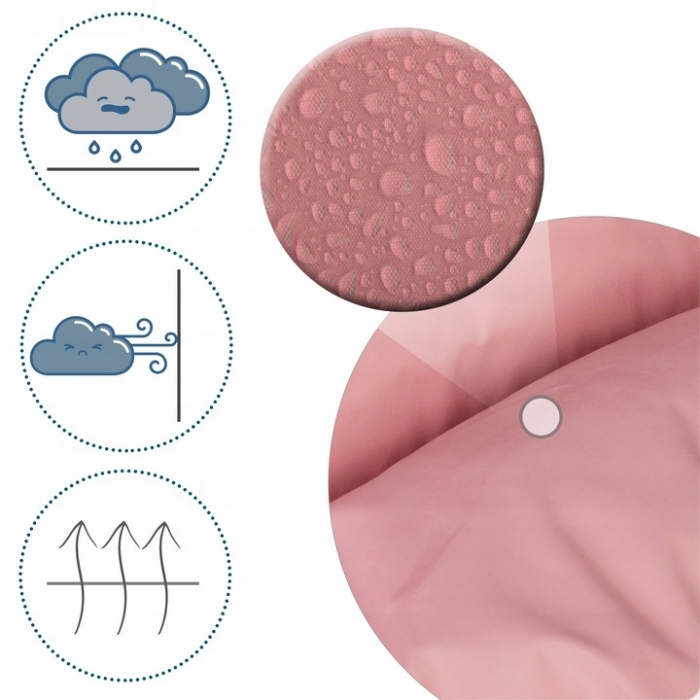 Sac de dormit Ricokids 95 x 48 cm Ricokids Elmi 720005 - Roz [3]