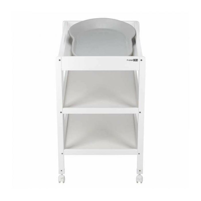 Saltea de infasat FreeON Prestige Moale Utilizabila si fara husa Design ergonomic Spuma PU 70x44.5x11 cm Fara BPA 0 luni+ Grey [4]