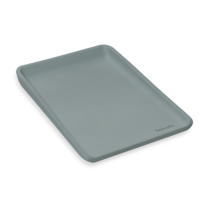 Saltea de infasat, Lionelo, Megs, Moale, Utilizabil si fara husa, Impermeabila, Design ergonomic, 70x49 cm, Fara BPA, 0 luni+, Gri [5]