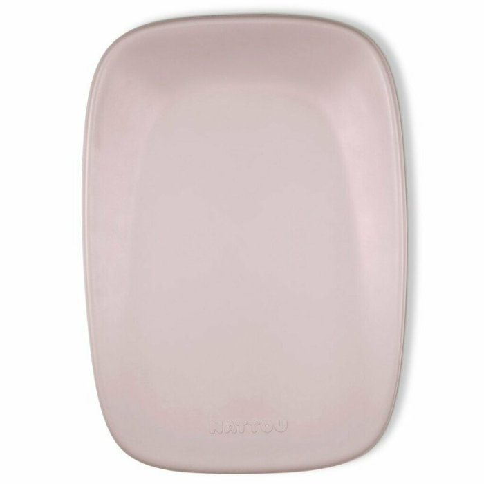 Saltea de infasat, Nattou, Softy, Moale, Utilizabil si fara husa, Design ergonomic, Spuma PU, 70x50x10 cm, Fara BPA, 0 luni+, Roz [3]