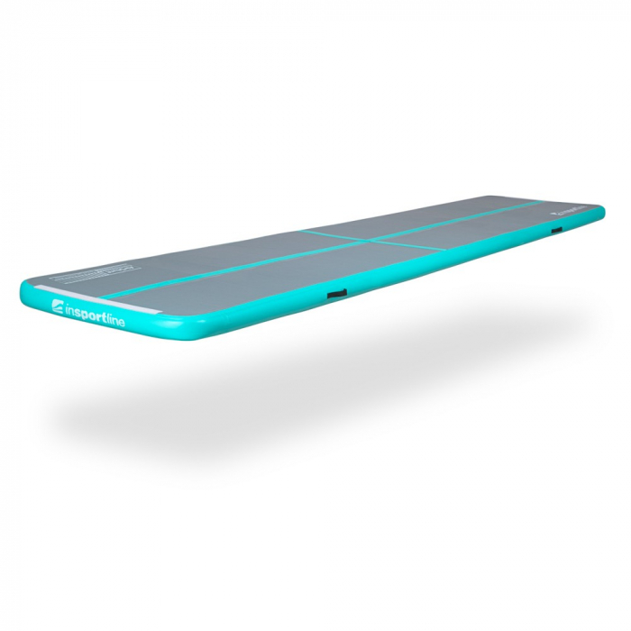 Saltea Gimnastica Gonflabila inSPORTline Airstunt 500 x 100 x 10 cm, Gri [2]