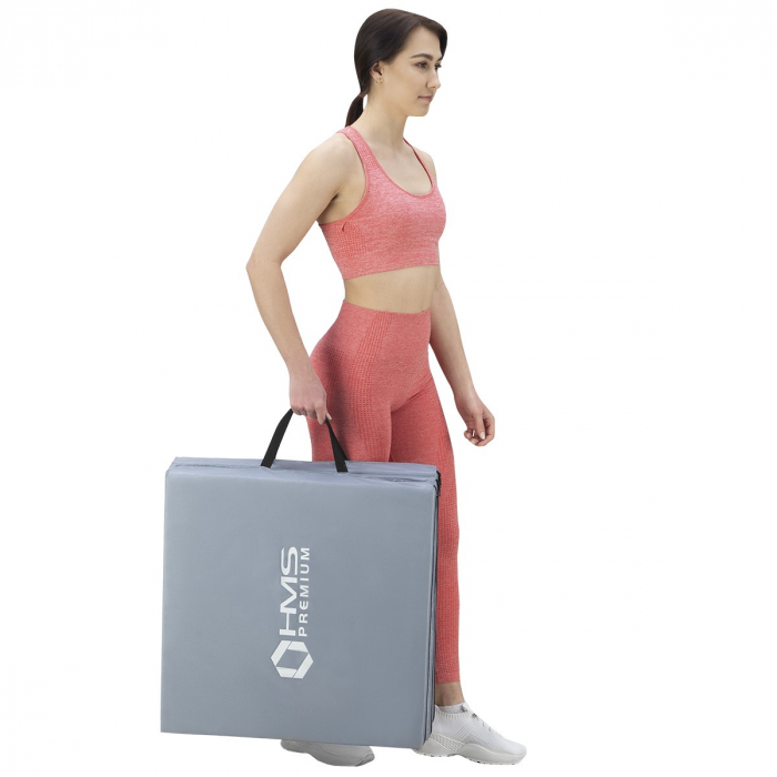 Saltea pliabila 1800x600 mm Gri, HMS Premium MGS02 [15]