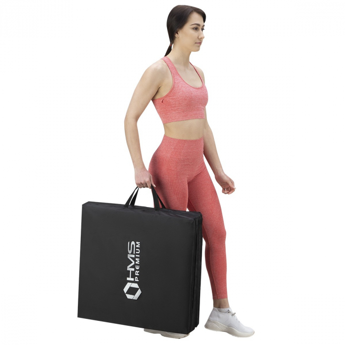 Saltea pliabila 1800x600 mm Negru, HMS Premium MGS02 [15]