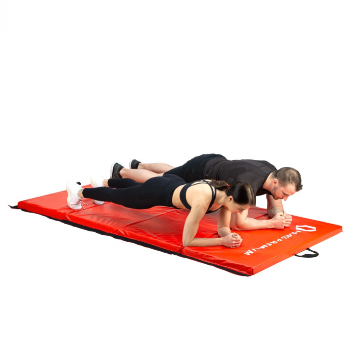 Saltea pliabila 2400x1200 mm Rosu, HMS Premium MGS01 [5]