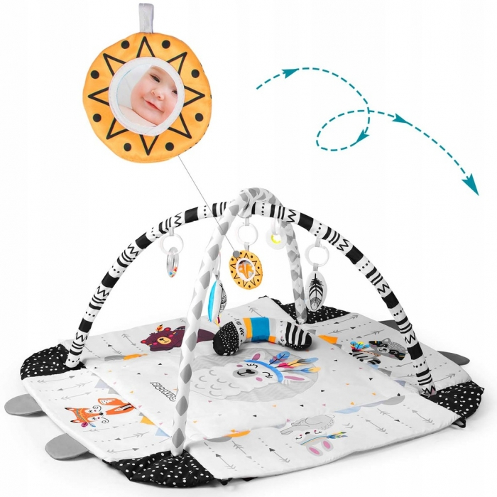 Salteluta de joaca 100 x 100 cm Ricokids Boho  [2]