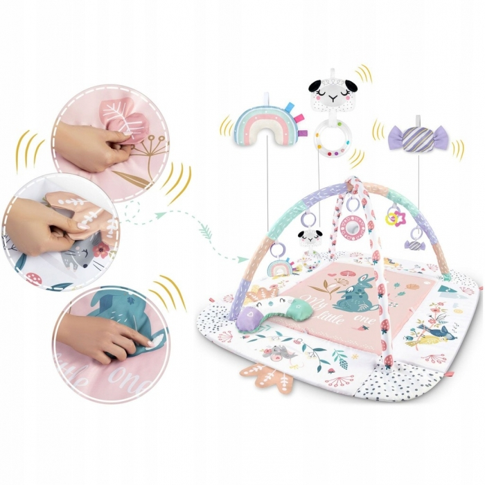 Salteluta de joaca educativa 3 in 1 Nukido 730000 - Roz [3]