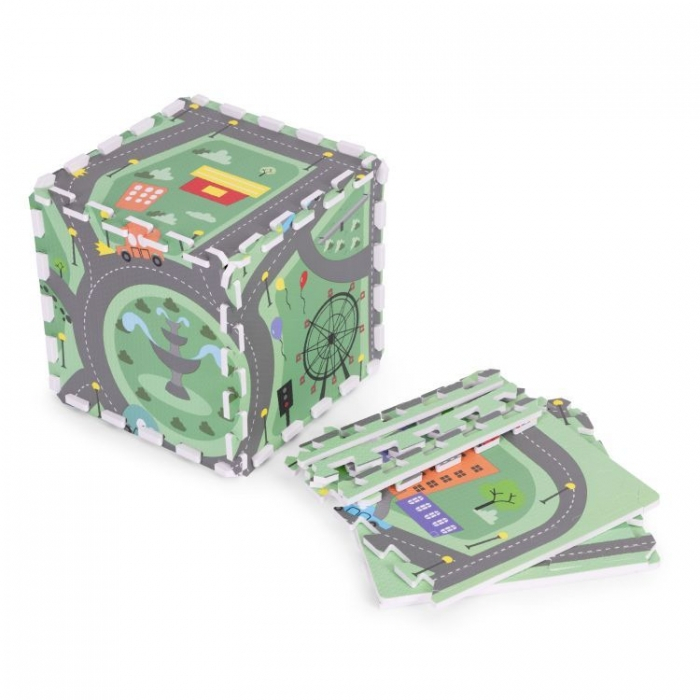 Salteluta de joaca pentru copii 90.5 x 90.5 x 1 cm ECOEVA021 - Orasel [4]