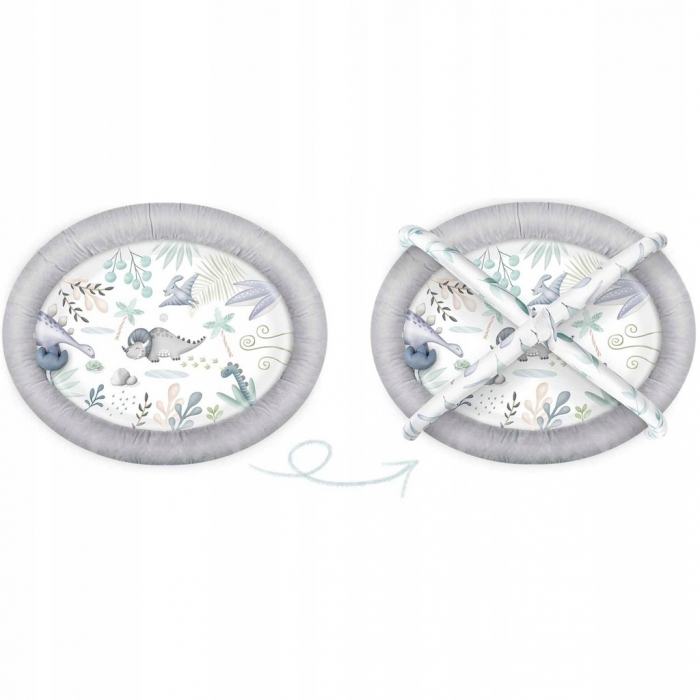 Salteluta de joaca pentru copii Nukido Dino 730200 - Gri [5]