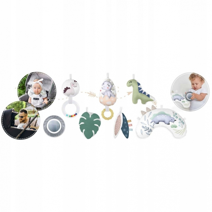 Salteluta de joaca pentru copii Nukido Dino 730200 - Gri [6]