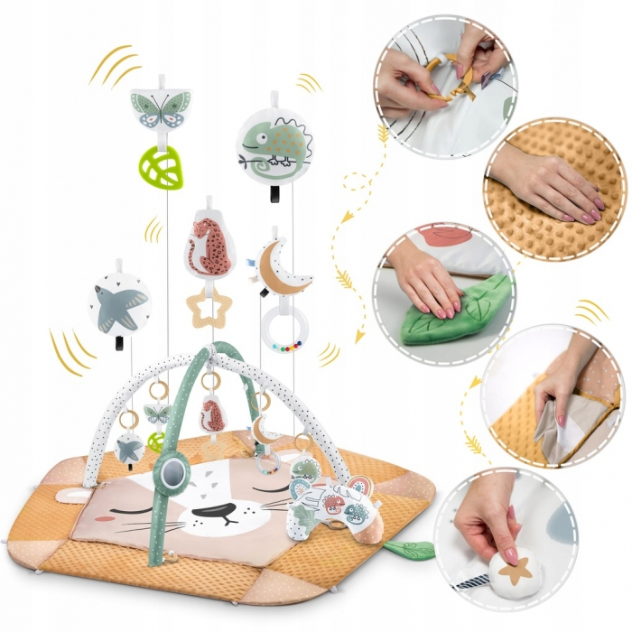 Salteluta de joaca pentru copii Nukido Lew 730101 - Crem [6]