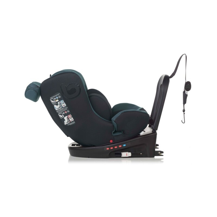 Scaun auto, Be Cool, Easy I-Size, Rotire 360 grade, 40 - 150 cm, 0 - 36 kg, cu Isofix si Centura Top Tether, Be Grass [18]