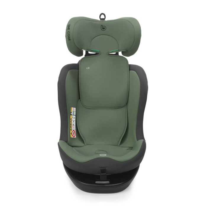 Scaun auto, Be Cool, Easy I-Size, Rotire 360 grade, 40 - 150 cm, 0 - 36 kg, cu Isofix si Centura Top Tether, Be Grass [3]