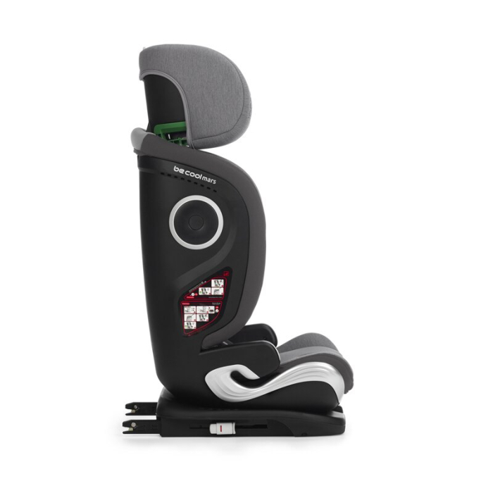 Scaun auto, Be Cool, Mars, I-Size, 100-150 cm, 4-12 ani, cu isofix, Protectie superioara in caz de impact lateral - SPS, Be Smoke [2]