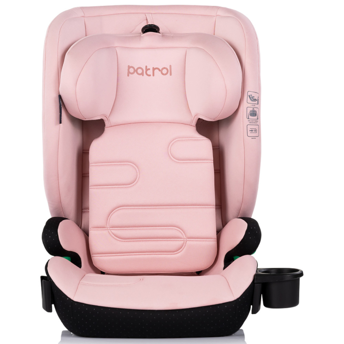 Scaun auto Chipolino Patrol I-Size 100-150 cm cu sistem Isofix powder pink [2]