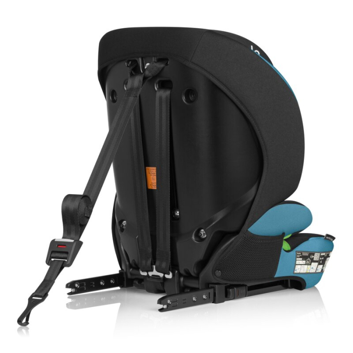 Scaun auto i-Size, Lionelo, Levi Fix, 76 - 150 cm, 1/2/3, ISOFIX + Top Tether, Tetiera reglabila in 10 pozitii, Insertie ergonomica Dri-Seat, Tapiterie lavabila, Negru [22]