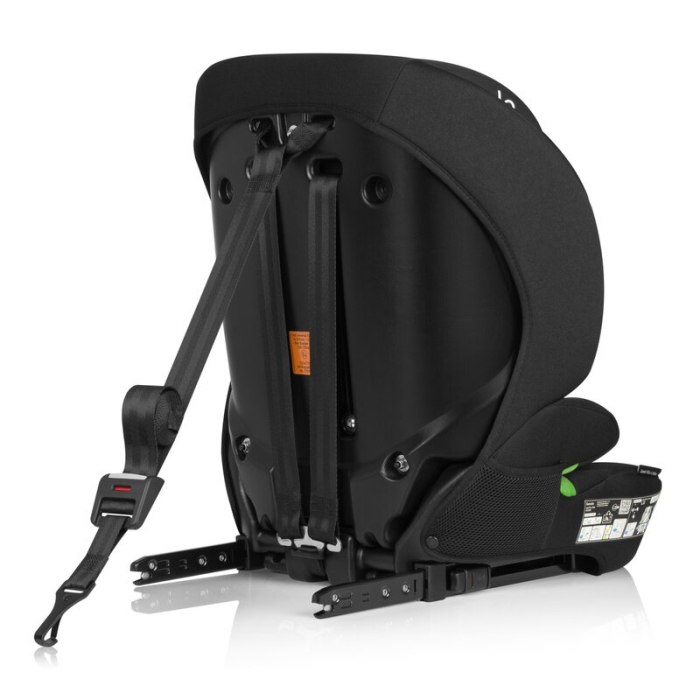 Scaun auto i-Size, Lionelo, Levi Fix, 76 - 150 cm, 1/2/3, ISOFIX + Top Tether, Tetiera reglabila in 10 pozitii, Insertie ergonomica Dri-Seat, Tapiterie lavabila, Negru [4]