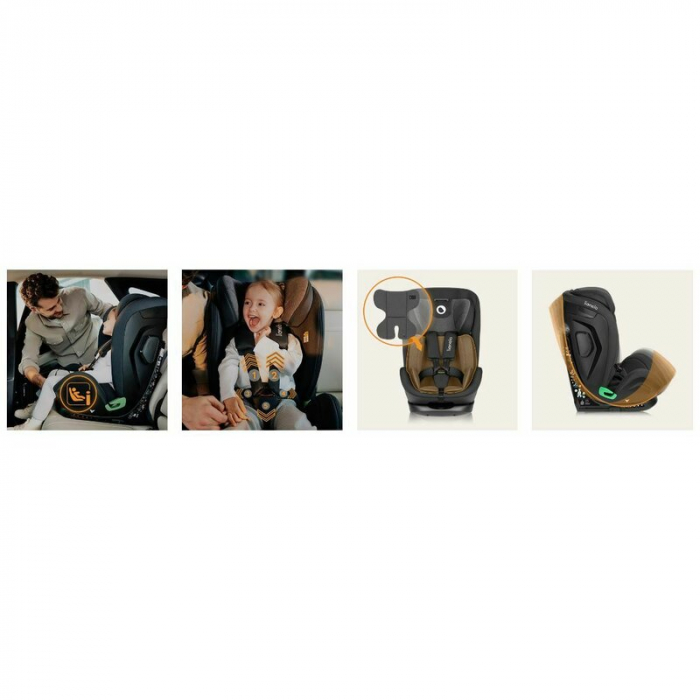 Scaun auto Lionelo Harper i-Size Isofix cu centura TopTether 9-36 kg 76-150 cm [38]