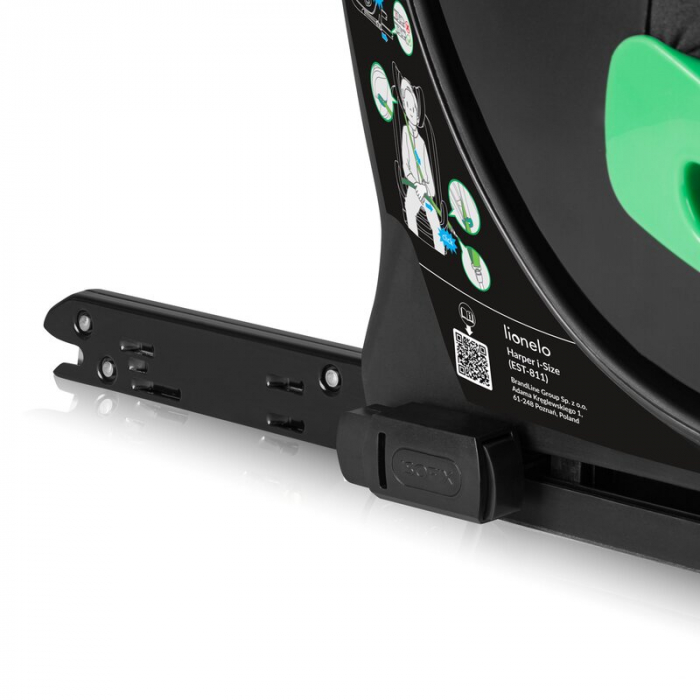 Scaun auto Lionelo Harper i-Size Isofix cu centura TopTether 9-36 kg 76-150 cm [21]