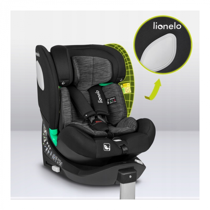 Scaun auto Lionelo i-Size Braam 0-36 Kg isofix si picior de fixare [4]