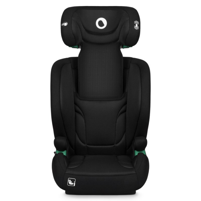 Scaun auto, Lionelo, i-Size Igo, 100- 150 cm, cu isofix, Protectie laterala, Ajustare spatar in 2 pozitii, Tetiera Tri-Guard reglabila in 11 pozitii,  Negru [14]