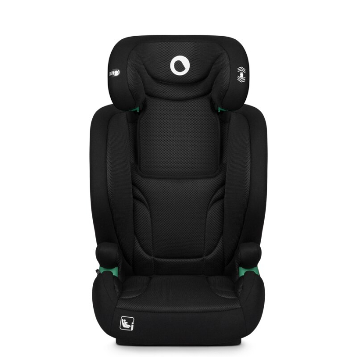 Scaun auto, Lionelo, i-Size Igo, 100- 150 cm, cu isofix, Protectie laterala, Ajustare spatar in 2 pozitii, Tetiera Tri-Guard reglabila in 11 pozitii,  Negru [13]