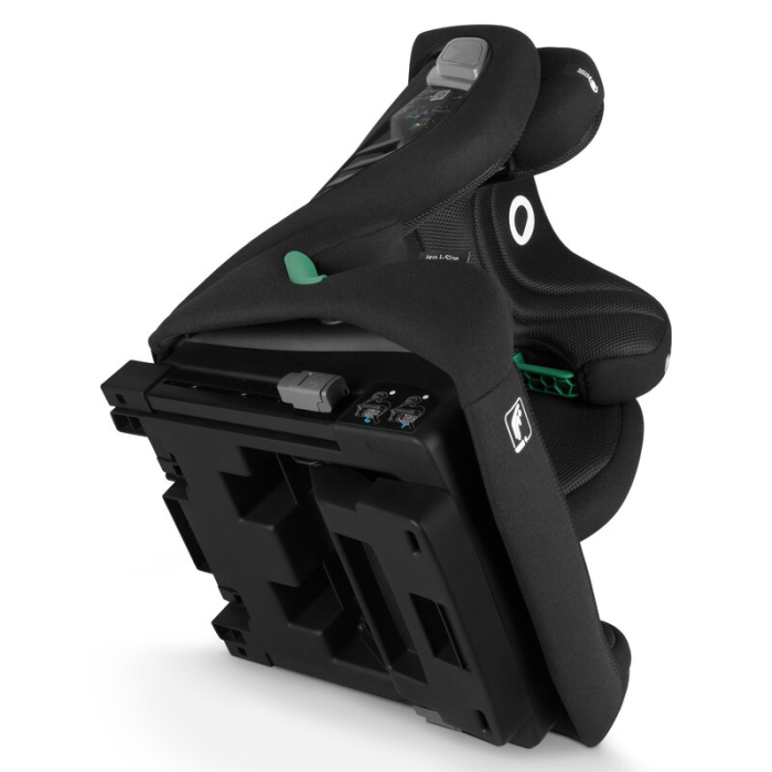 Scaun auto, Lionelo, i-Size Igo, 100- 150 cm, cu isofix, Protectie laterala, Ajustare spatar in 2 pozitii, Tetiera Tri-Guard reglabila in 11 pozitii,  Negru [25]