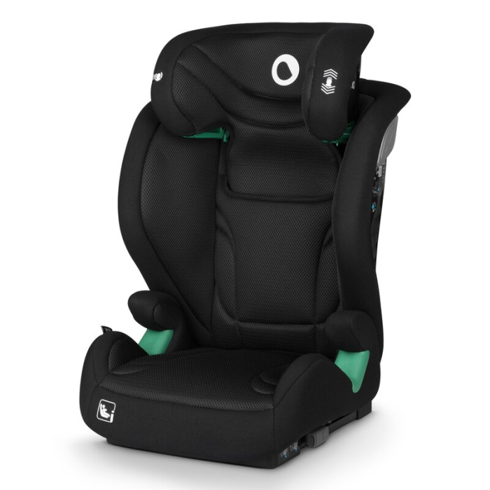 Scaun auto, Lionelo, i-Size Igo, 100- 150 cm, cu isofix, Protectie laterala, Ajustare spatar in 2 pozitii, Tetiera Tri-Guard reglabila in 11 pozitii,  Negru [5]