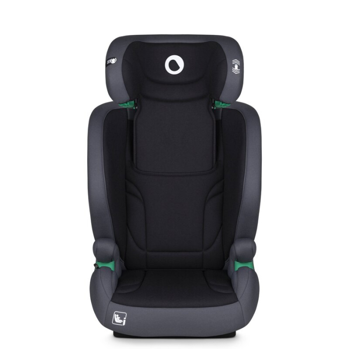 Scaun auto, Lionelo, i-Size Igo, 100- 150 cm, cu isofix, Protectie laterala, Ajustare spatar in 2 pozitii, Tetiera Tri-Guard reglabila in 11 pozitii,  Negru [12]