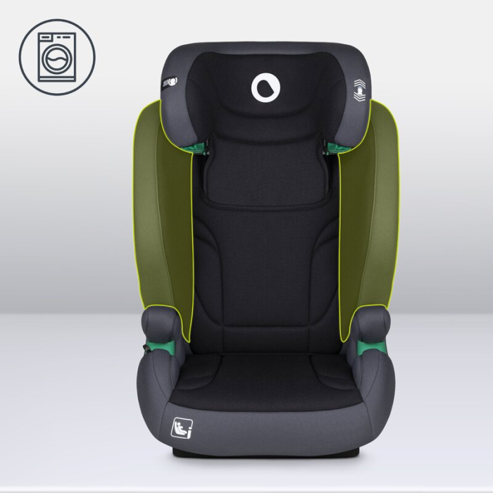Scaun auto, Lionelo, i-Size Igo, 100- 150 cm, cu isofix, Protectie laterala, Ajustare spatar in 2 pozitii, Tetiera Tri-Guard reglabila in 11 pozitii,  Negru [32]