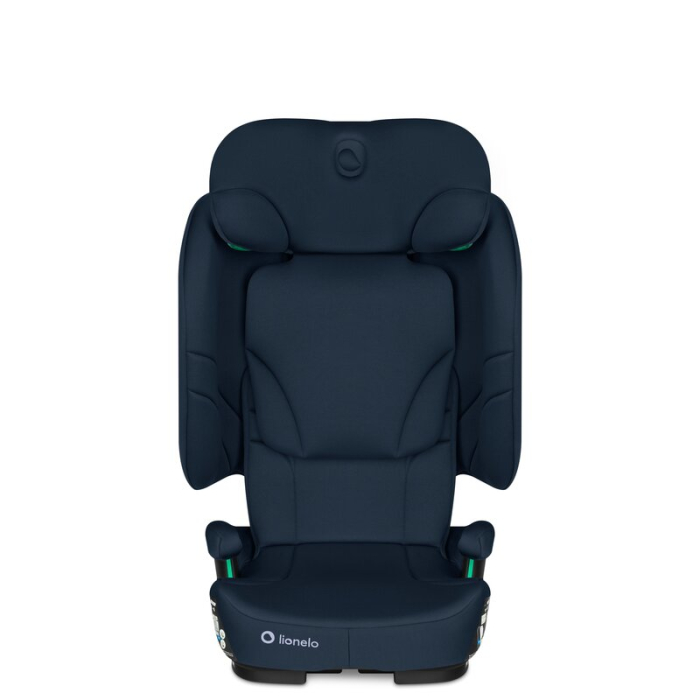 Scaun auto pliabil, Lionelo, Orin, i-Size, 100-150 cm, Tetiera reglabila in 14 pozitii, Spatar in 4 pozitii, Isofix+Top Tether, Sezut ergonomic, Husa transport, Suport sticla, Albastru [13]