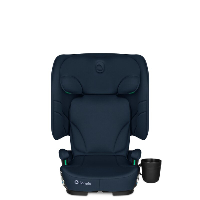 Scaun auto pliabil, Lionelo, Orin, i-Size, 100-150 cm, Tetiera reglabila in 14 pozitii, Spatar in 4 pozitii, Isofix+Top Tether, Sezut ergonomic, Husa transport, Suport sticla, Albastru [12]