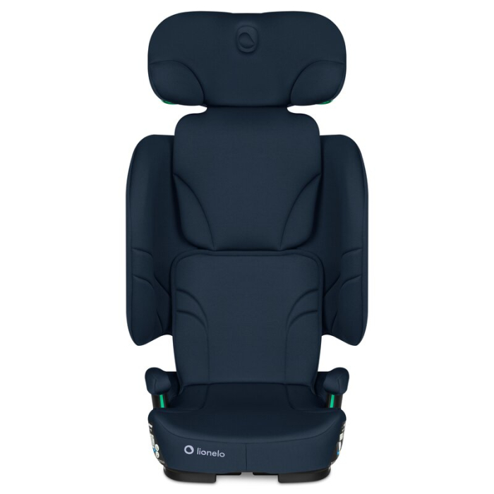 Scaun auto pliabil, Lionelo, Orin, i-Size, 100-150 cm, Tetiera reglabila in 14 pozitii, Spatar in 4 pozitii, Isofix+Top Tether, Sezut ergonomic, Husa transport, Suport sticla, Albastru [11]