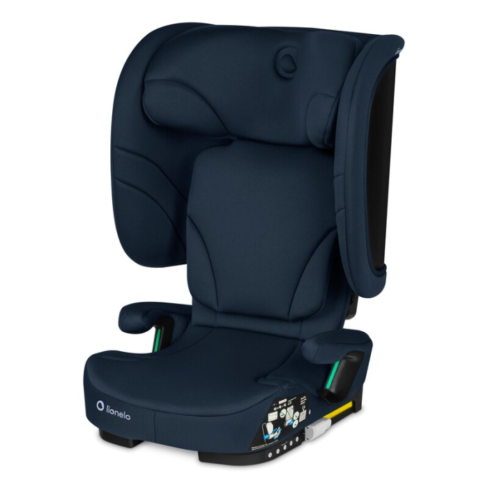 Scaun auto pliabil, Lionelo, Orin, i-Size, 100-150 cm, Tetiera reglabila in 14 pozitii, Spatar in 4 pozitii, Isofix+Top Tether, Sezut ergonomic, Husa transport, Suport sticla, Albastru [7]