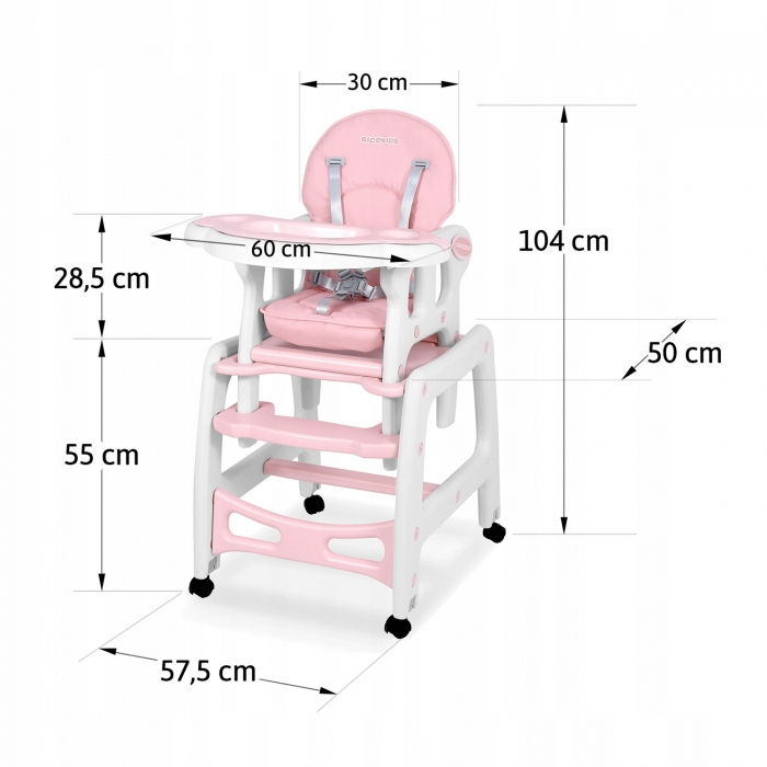 Scaun de masa 5 in 1 Ricokids Sinco [6]