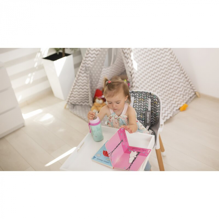 Scaun de masa din fag Koen 2 in 1 Transformabil - Lionelo [17]