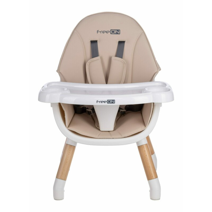 Scaun de masa, FreeON, Eos, 3 in 1, Multifunctional, Cu tavita reglabila si detasabila, Conform cu standardul european de securitate EN 14988:2017+A1:2020, Beige [6]