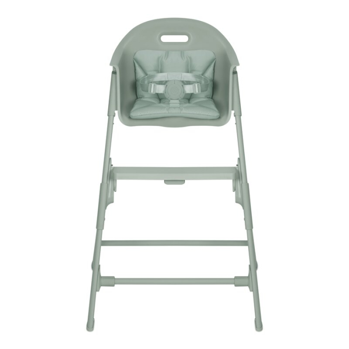 Scaun de masa, Lionelo, Beny, Suport de picioare si tavita ajustabile in 2 pozitii, Insertie moale, Centuri in 3 puncte, Asamblare rapida, Sustine 15 kg, 6 luni+, Verde [10]