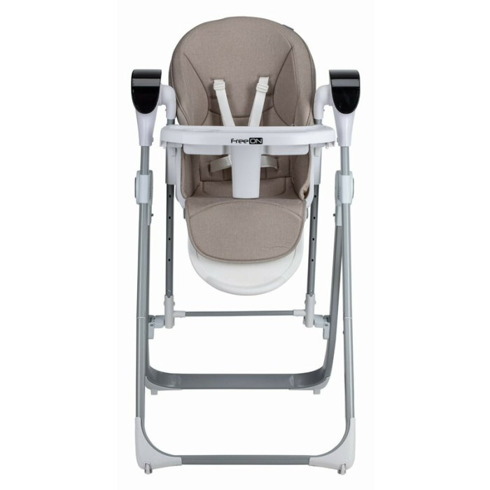 Scaun de masa si balansoar, FreeON, Oli Deluxe, 2 in 1, Transformabil, Multifunctional, cu melodii de leagan, 0 luni+, Beige [5]