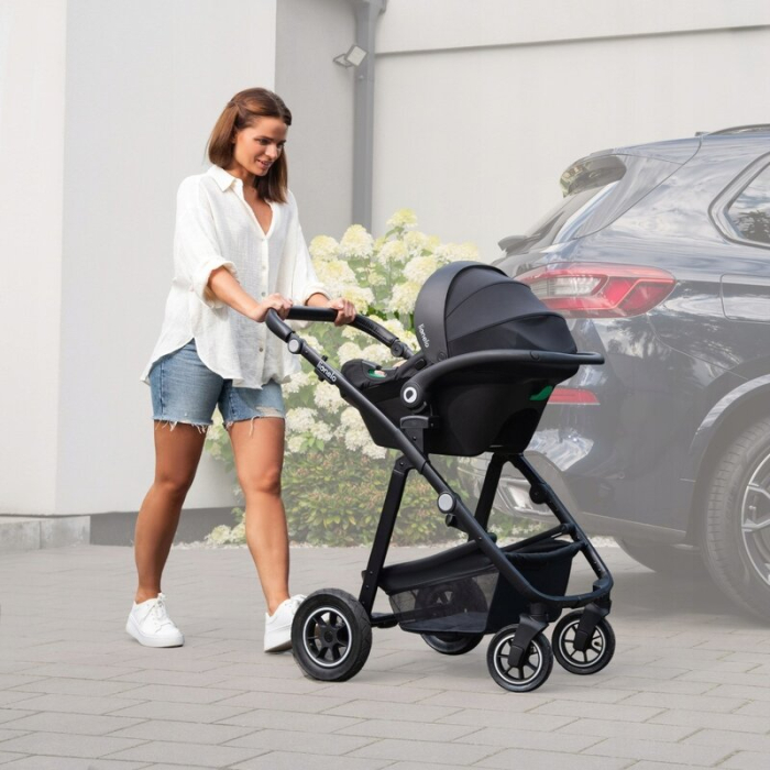 Scoica auto, Lionelo, i-Size Astrid, 0-13 Kg, 40-87 cm, Cu salteluta, Testat ADAC, Conform cu standardul european de securitate R129, Negru Onyx [18]
