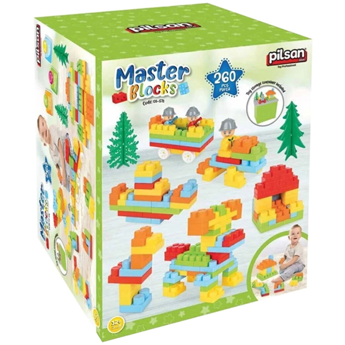 Set constructie Pilsan Master Blocks 260 piese [1]