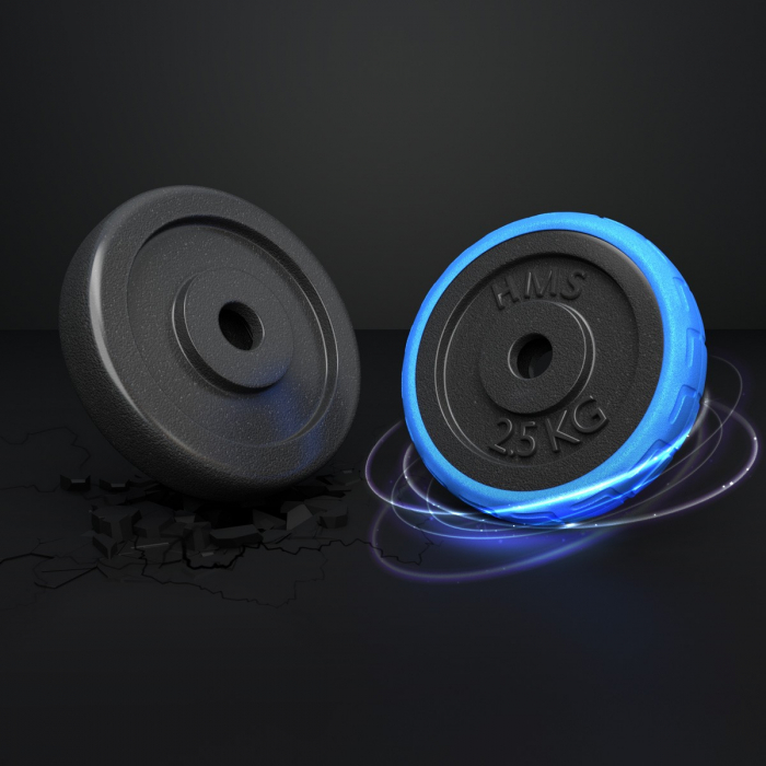 SET DE GANTERE 30 KG HMS BARBELL [8]