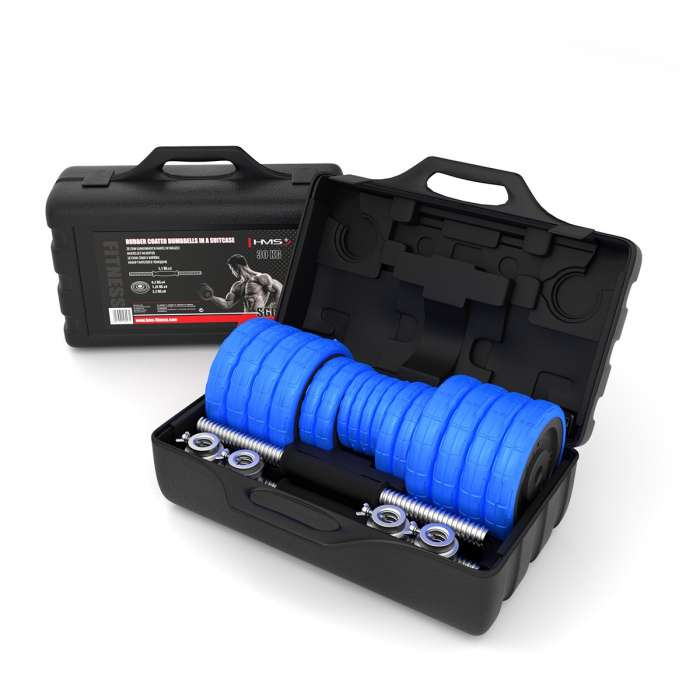 SET DE GANTERE 30 KG HMS BARBELL [9]