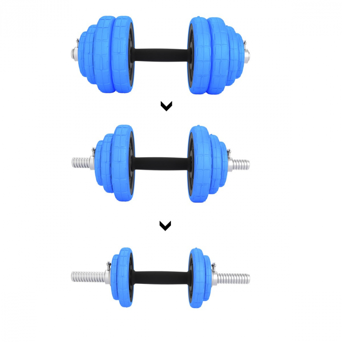 SET DE GANTERE 30 KG HMS BARBELL [11]